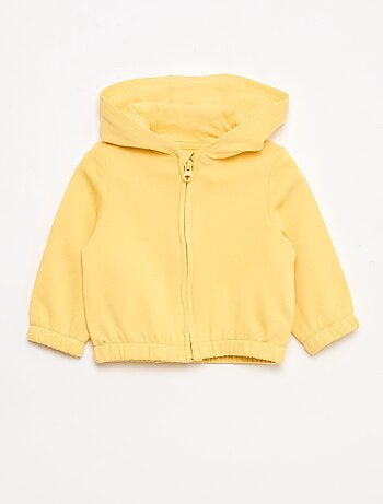 Sudadera con cremallera de felpa