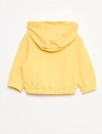 Sudadera con cremallera de felpa