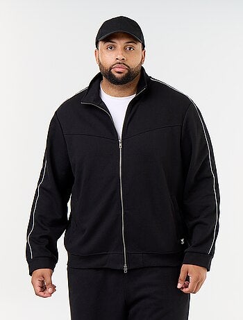 Sudadera con cremallera de felpa ligera