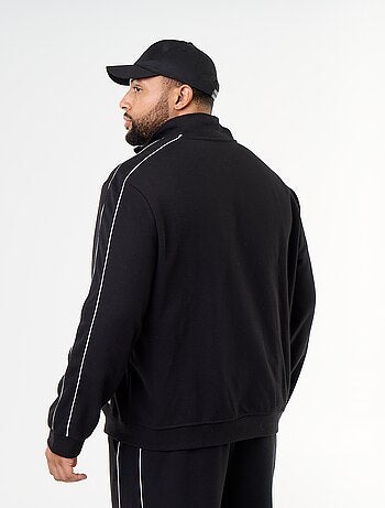 Sudadera con cremallera de felpa ligera