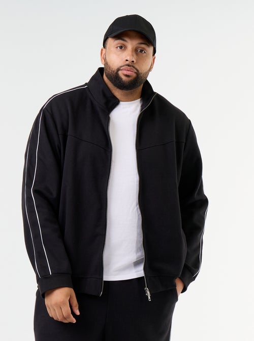 Sudadera con cremallera de felpa ligera - Kiabi Sudadera con cremallera de felpa ligera - Kiabi