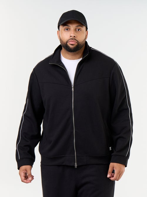 Sudadera con cremallera de felpa ligera - Kiabi Sudadera con cremallera de felpa ligera - Kiabi