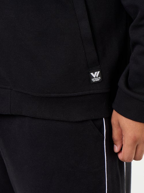 Sudadera con cremallera de felpa ligera - Kiabi Sudadera con cremallera de felpa ligera - Kiabi