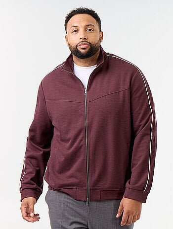 Sudadera con cremallera de felpa ligera