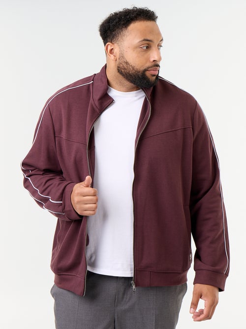 Sudadera con cremallera de felpa ligera - Kiabi Sudadera con cremallera de felpa ligera - Kiabi