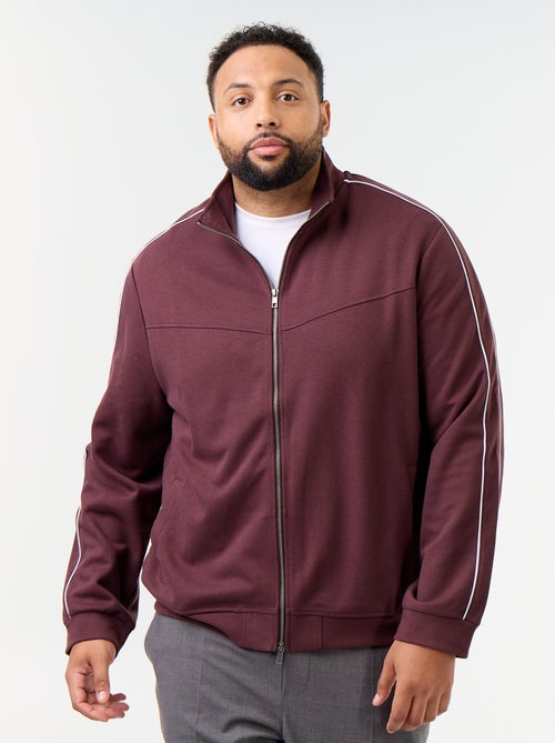 Sudadera con cremallera de felpa ligera - Kiabi Sudadera con cremallera de felpa ligera - Kiabi