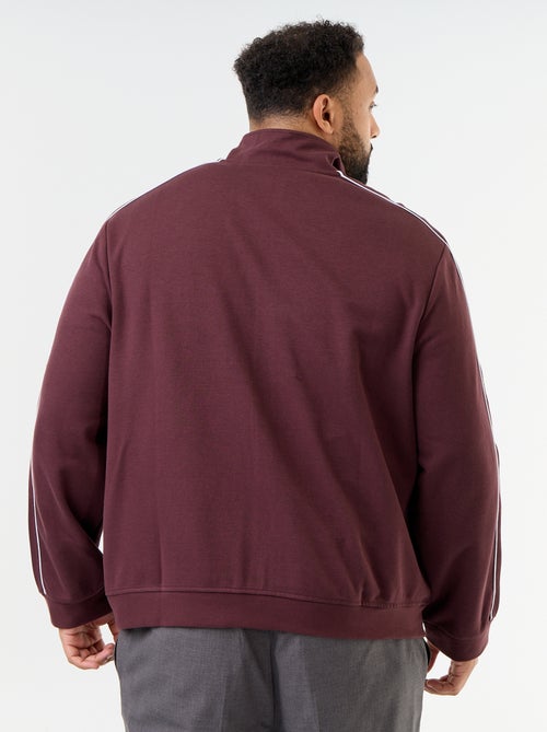 Sudadera con cremallera de felpa ligera - Kiabi Sudadera con cremallera de felpa ligera - Kiabi
