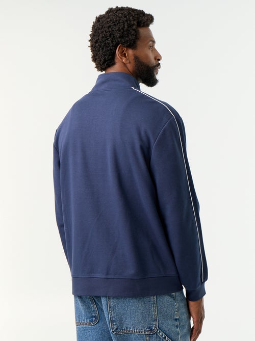 Sudadera con cremallera de felpa - Kiabi