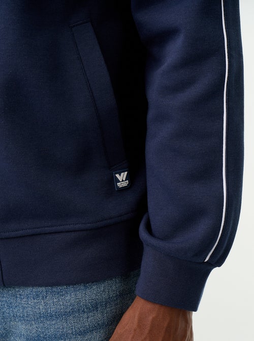 Sudadera con cremallera de felpa - Kiabi