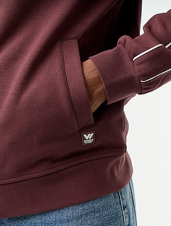 Sudadera con cremallera de felpa