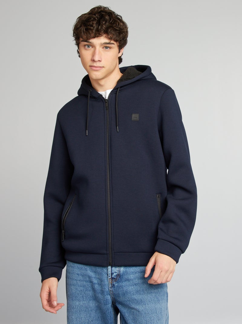 Sudadera con cremallera de neopreno AZUL - Kiabi