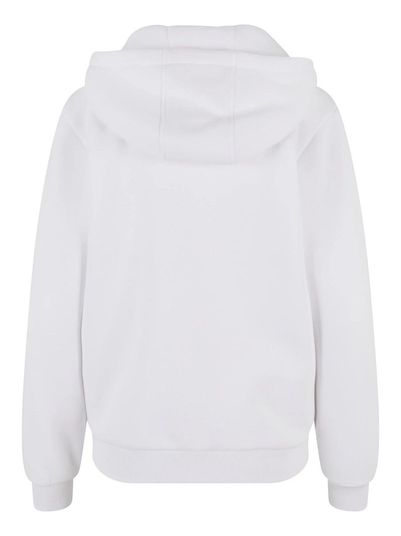 Sudadera con cremallera de suave para mujer - urban classics Blanco - Kiabi