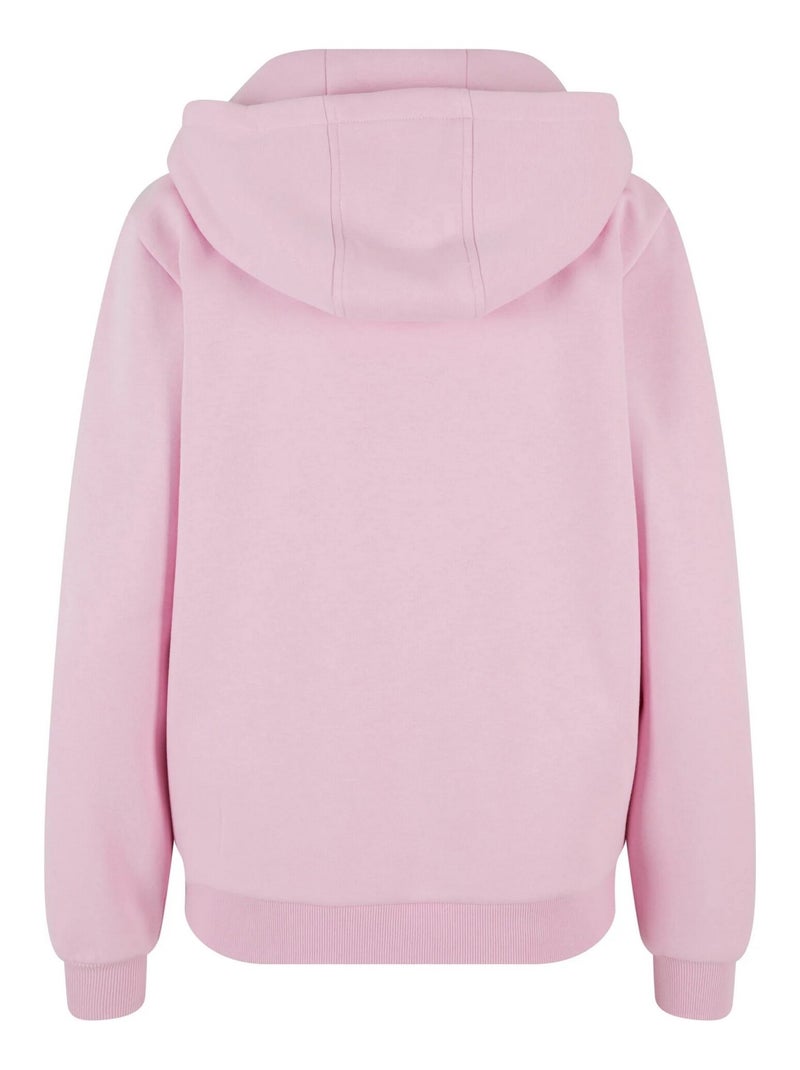 Sudadera con cremallera de suave para mujer - urban classics Rosa claro - Kiabi