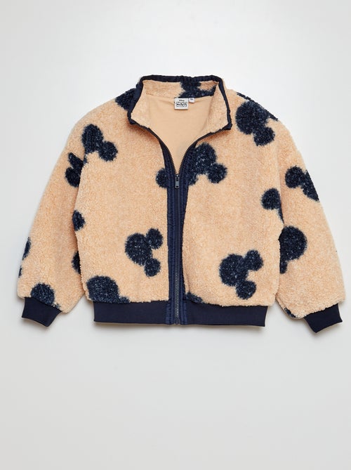 Sudadera con cremallera efecto borreguito 'Mickey' 'Disney' - Kiabi