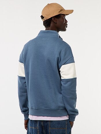 Sudadera con cremallera en el cuello alto