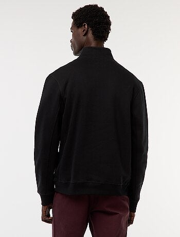 Sudadera con cremallera en el cuello alto