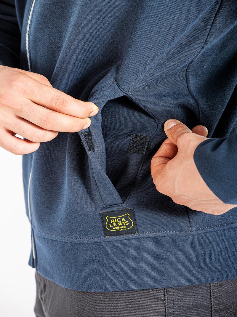 Sudadera con cremallera FULLZIP 'Rica Lewis' Azul - Kiabi