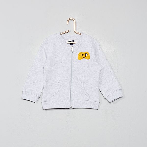 sudadera cremallera niño