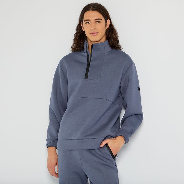 Sudadera con cremallera Hombre talla S-XXL - GRIS - Kiabi - 18,00€