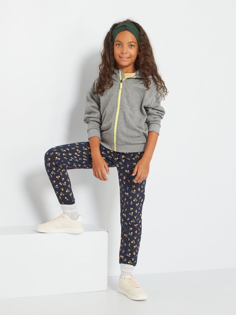 Sudadera con cremallera GRIS - Kiabi