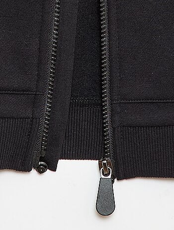 Sudadera con cremallera imantada y capucha - colección fácil de poner