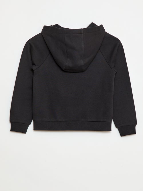 Sudadera con cremallera imantada y capucha - colección fácil de poner - Kiabi