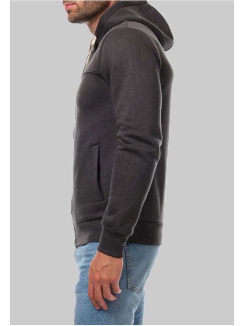Sudadera con cremallera Kebello Gris antracita - Kiabi