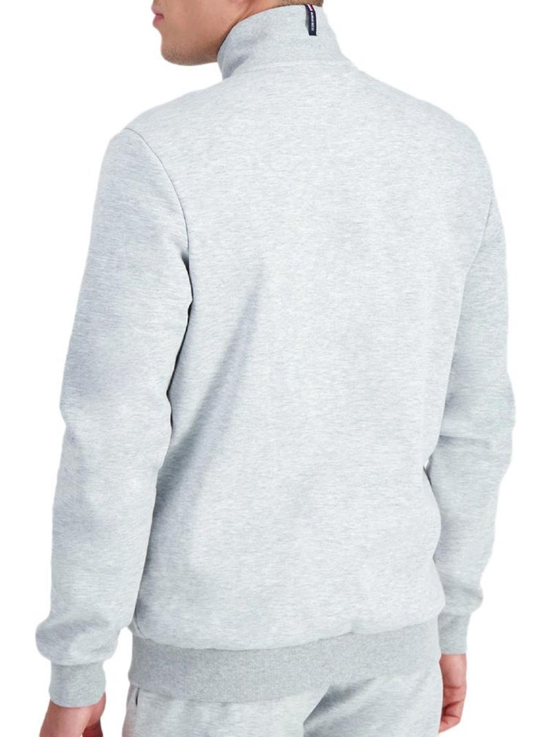 Sudadera con Cremallera Le Coq Sportif para Hombre Gris plateado - Kiabi