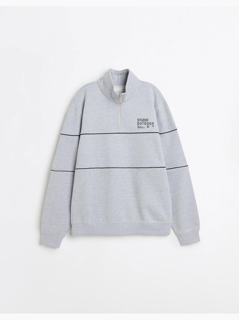 Sudadera con cremallera, MO Fashion Gris - Kiabi