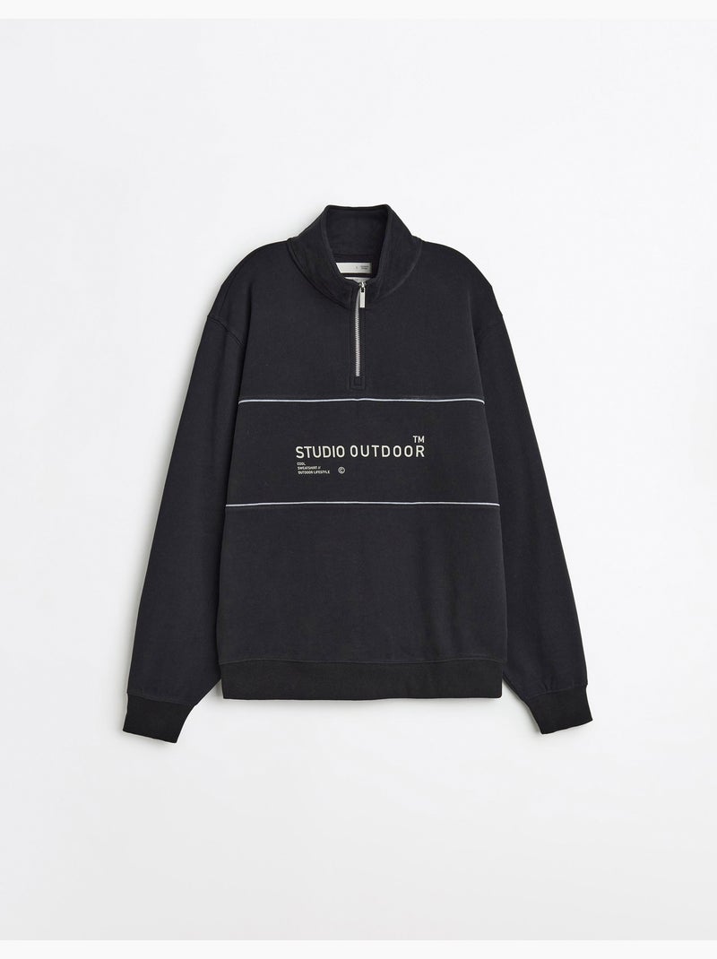 Sudadera con cremallera, MO Fashion Negro - Kiabi