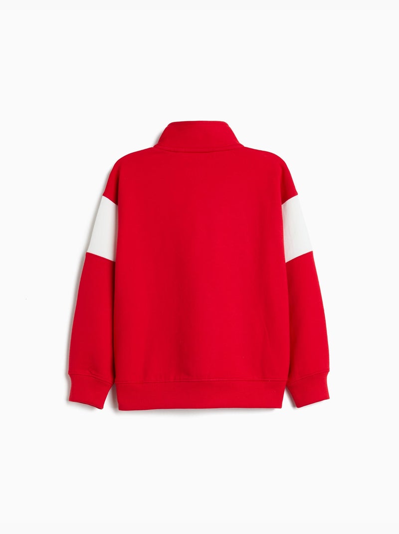 Sudadera con cremallera, MO Fashion Rojo - Kiabi