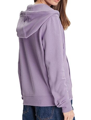 Sudadera con cremallera morada para mujer Tommy Hilfiger