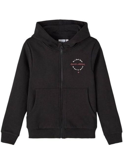 Sudadera con cremallera Name It para niña - Kiabi Sudadera con cremallera Name It para niña - Kiabi