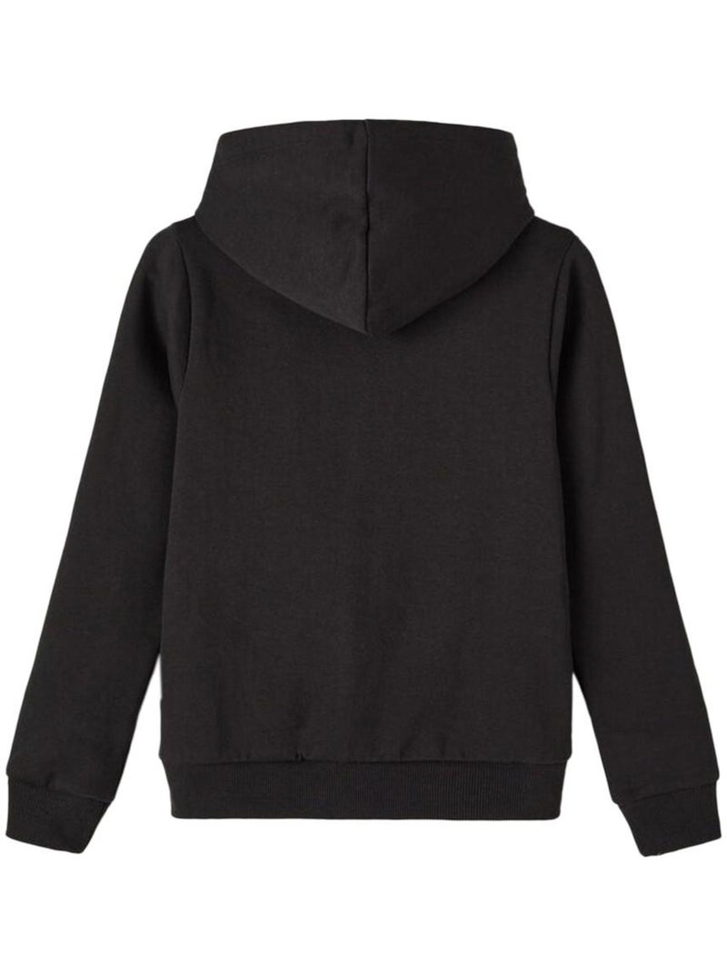Sudadera con cremallera Name It para niña Negro - Kiabi