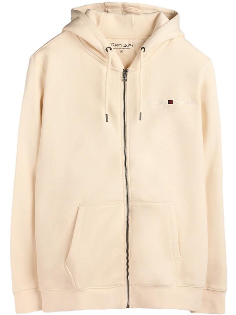 Sudadera con cremallera para hombre teddy smith Crudo - Kiabi