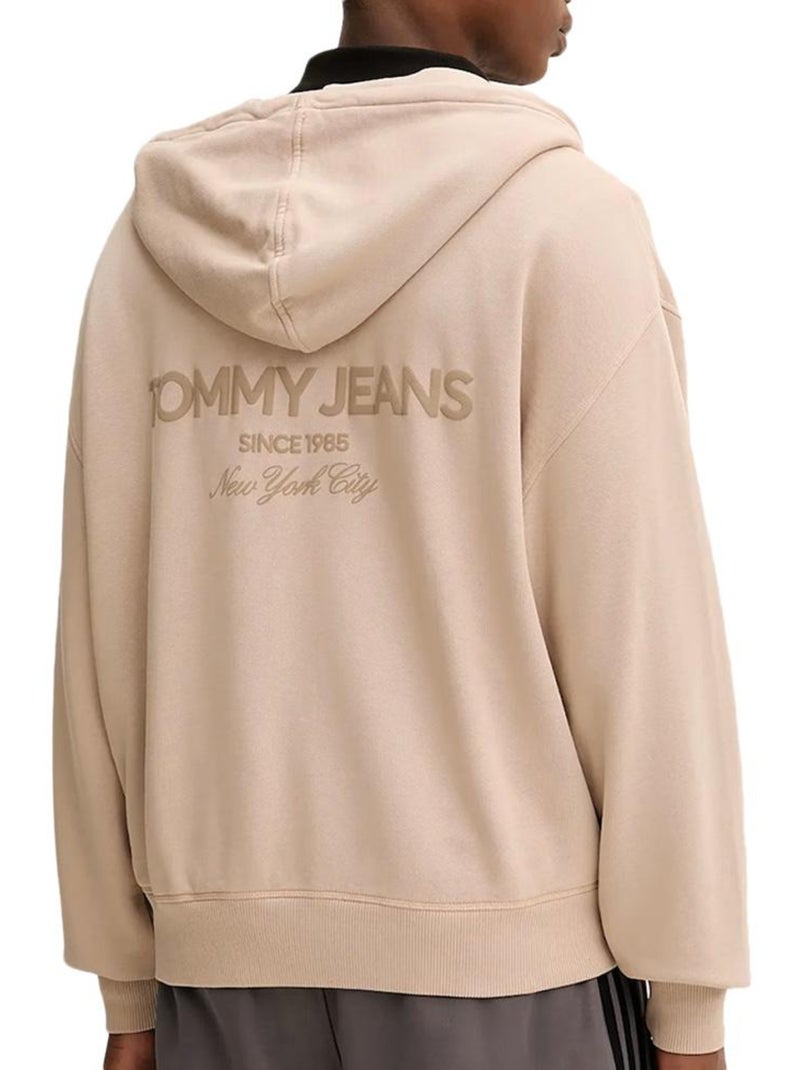 Sudadera con Cremallera para Hombre Tommy Hilfiger Beige - Kiabi