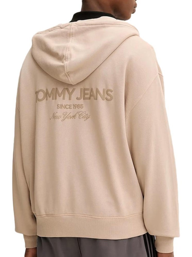 Sudadera con Cremallera para Hombre Tommy Hilfiger Beige - Kiabi