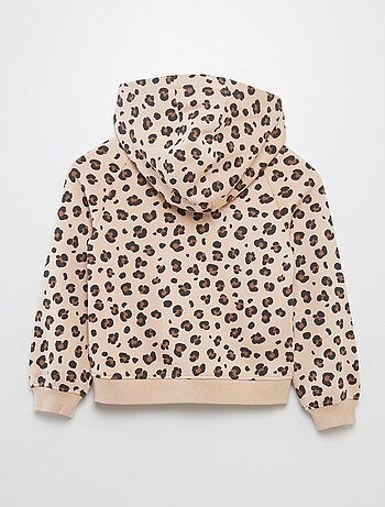 Sudadera con cremallera y capucha - colección fácil de poner