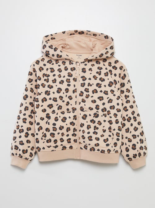 Sudadera con cremallera y capucha - colección fácil de poner - Kiabi