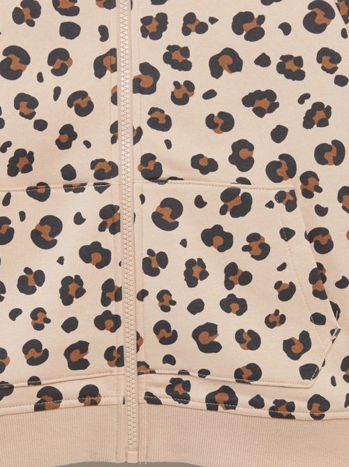 Sudadera con cremallera y capucha - colección fácil de poner - Kiabi