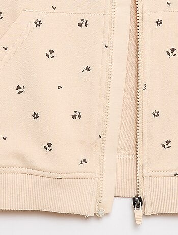 Sudadera con cremallera y capucha - Colección fácil de poner