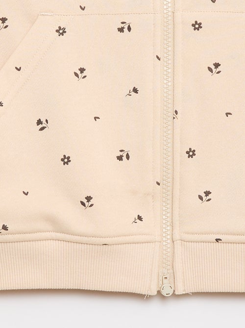 Sudadera con cremallera y capucha - Colección fácil de poner - Kiabi