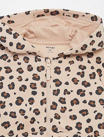 Sudadera con cremallera y capucha - Fácil de Poner