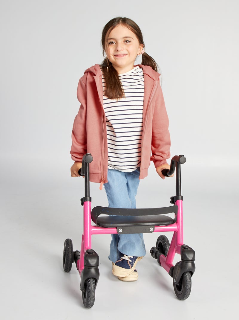 Sudadera con cremallera y capucha - So Easy ROSA - Kiabi