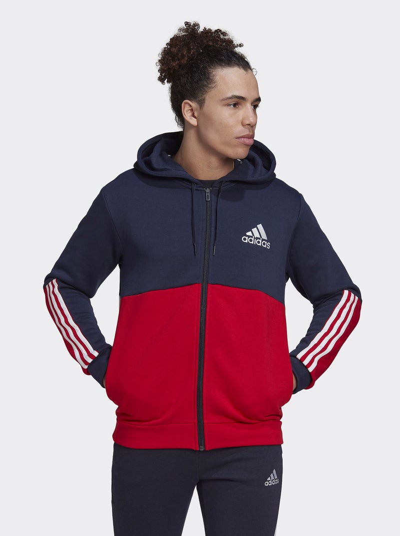Sudadera con cremallera y capucha 'adidas' NEGRO - Kiabi