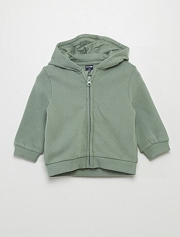 Sudadera con cremallera y capucha