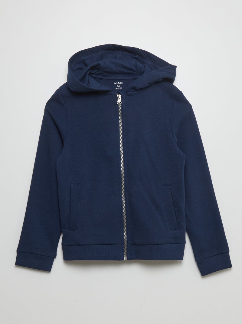 Sudadera Con Capucha Y Cremallera 1,90 M - Negro - Kiabi - 20.00