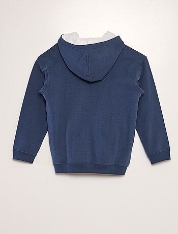 Sudadera con cremallera y capucha