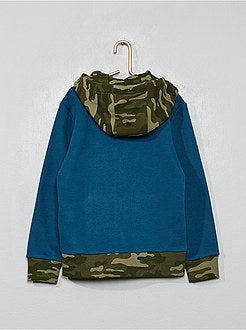 Niño 3-12 años - Sudadera con cremallera y capucha - Kiabi