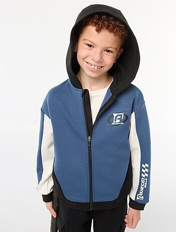 Sudadera con cremallera y capucha